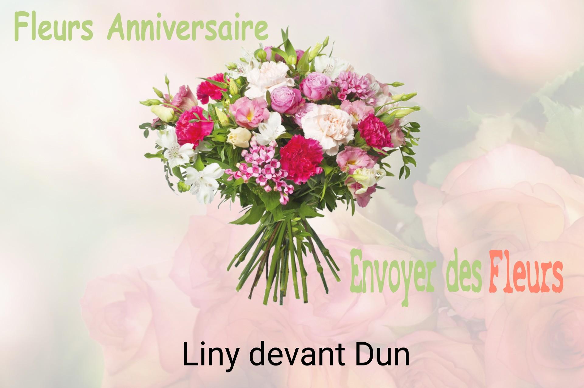 Bouquet de fleurs d’anniversaire livré à Liny-devant-Dun